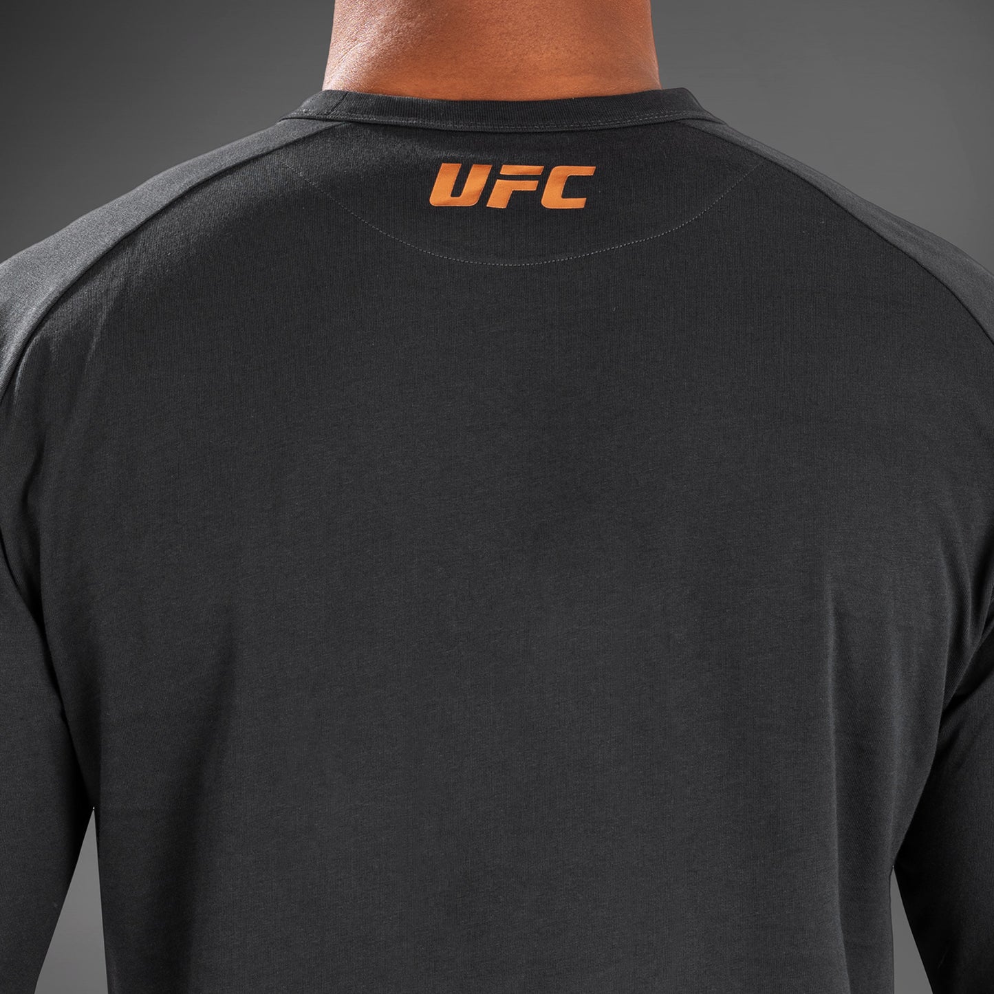 UFC Adrenaline by Venum Fight Week Men’s Long Sleeve T-Shirt - Charcoal Grey