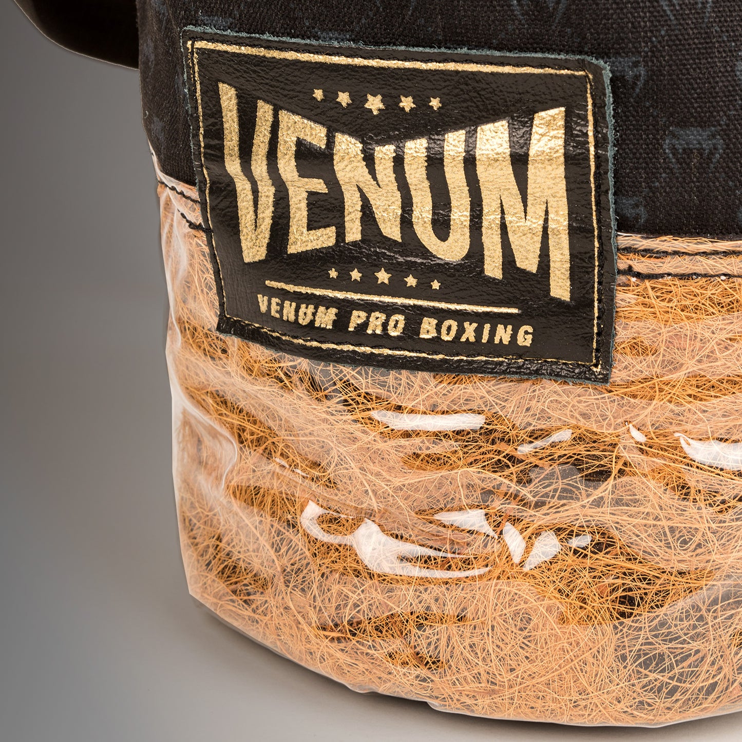 Venum Coco Monogram Pro Lace Up Boxing Gloves - Intense Black