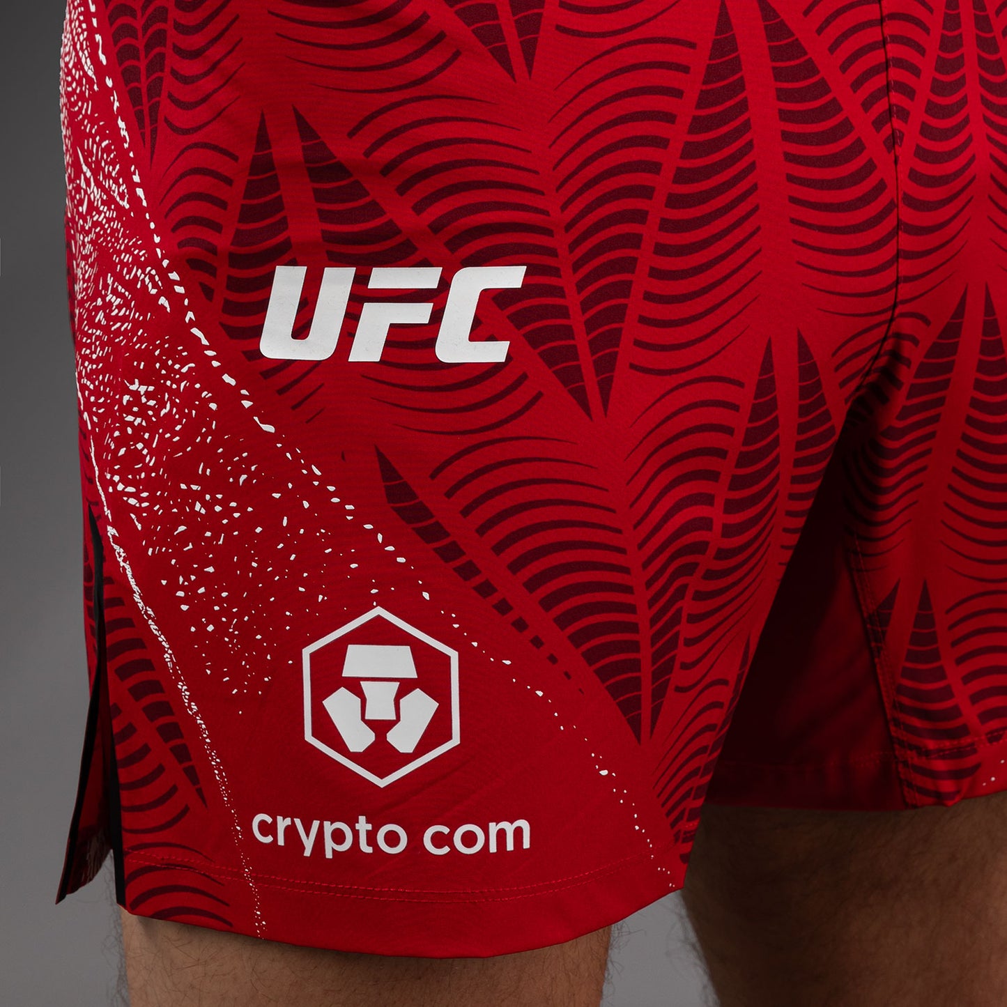 Men's UFC Zenith by Venum Red Authentic Fight Night Short Fit Fight Short
