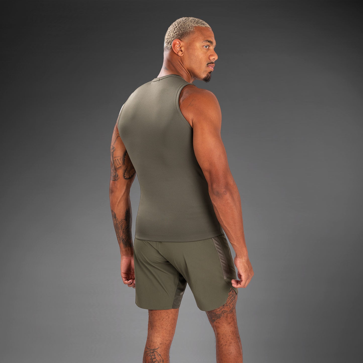 Venum Contender Men’s Sleeveless Rashguard - Khaki