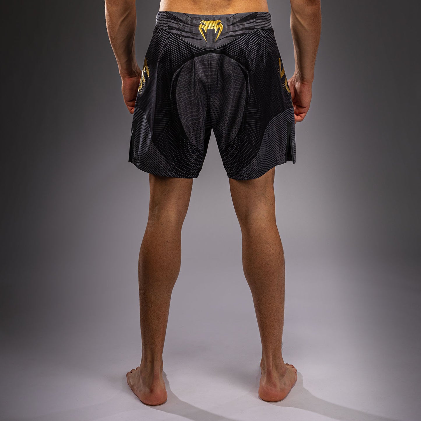 Venum Galactic 3.0 Fight Shorts - Black/Gold