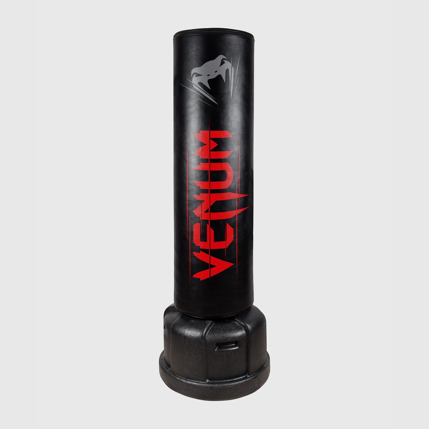Venum Flex Standing Punching Bag - Black/Red 6+ base