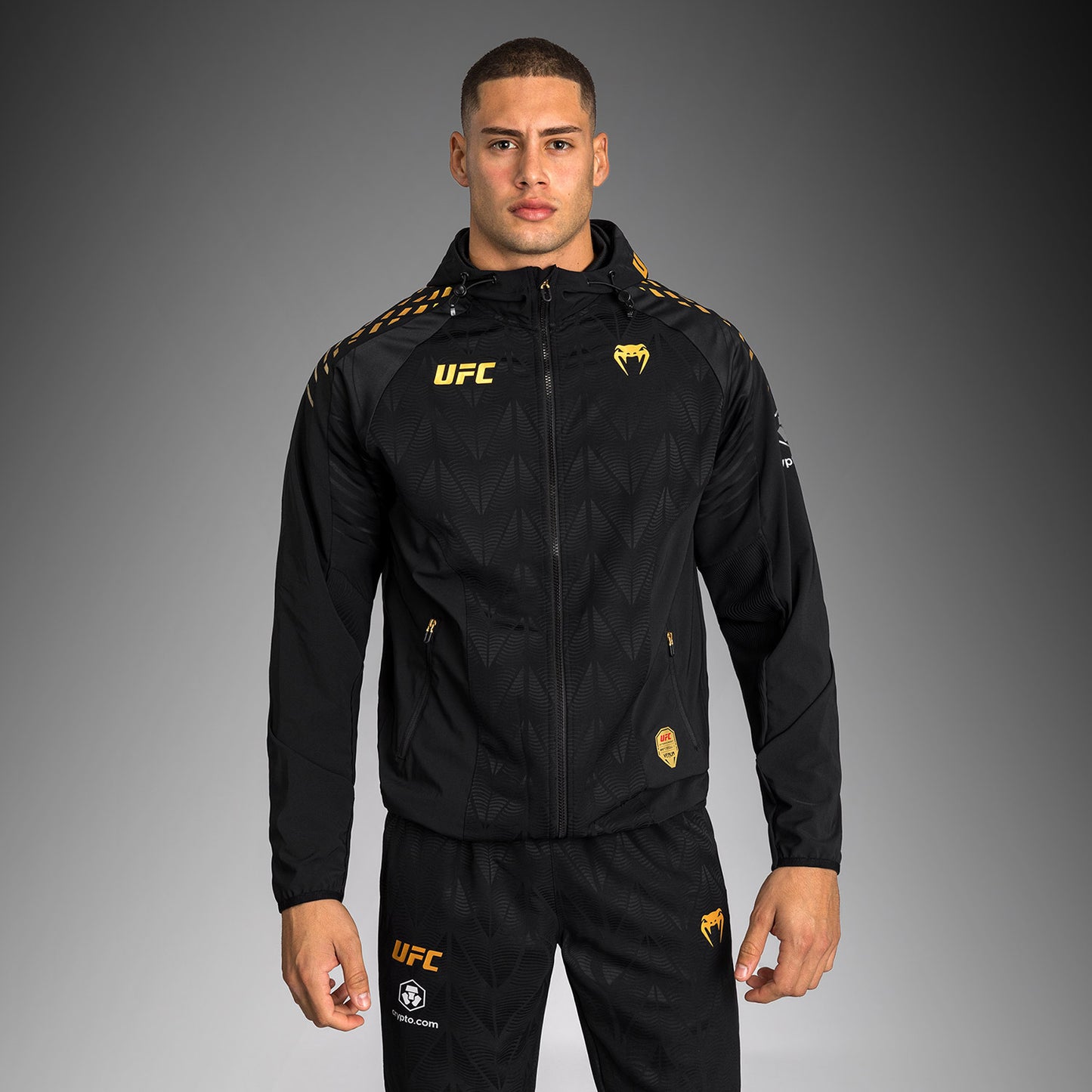Men’s UFC Zenith by Venum Champion Authentic Fight Night Walkout Hoodie Personalized