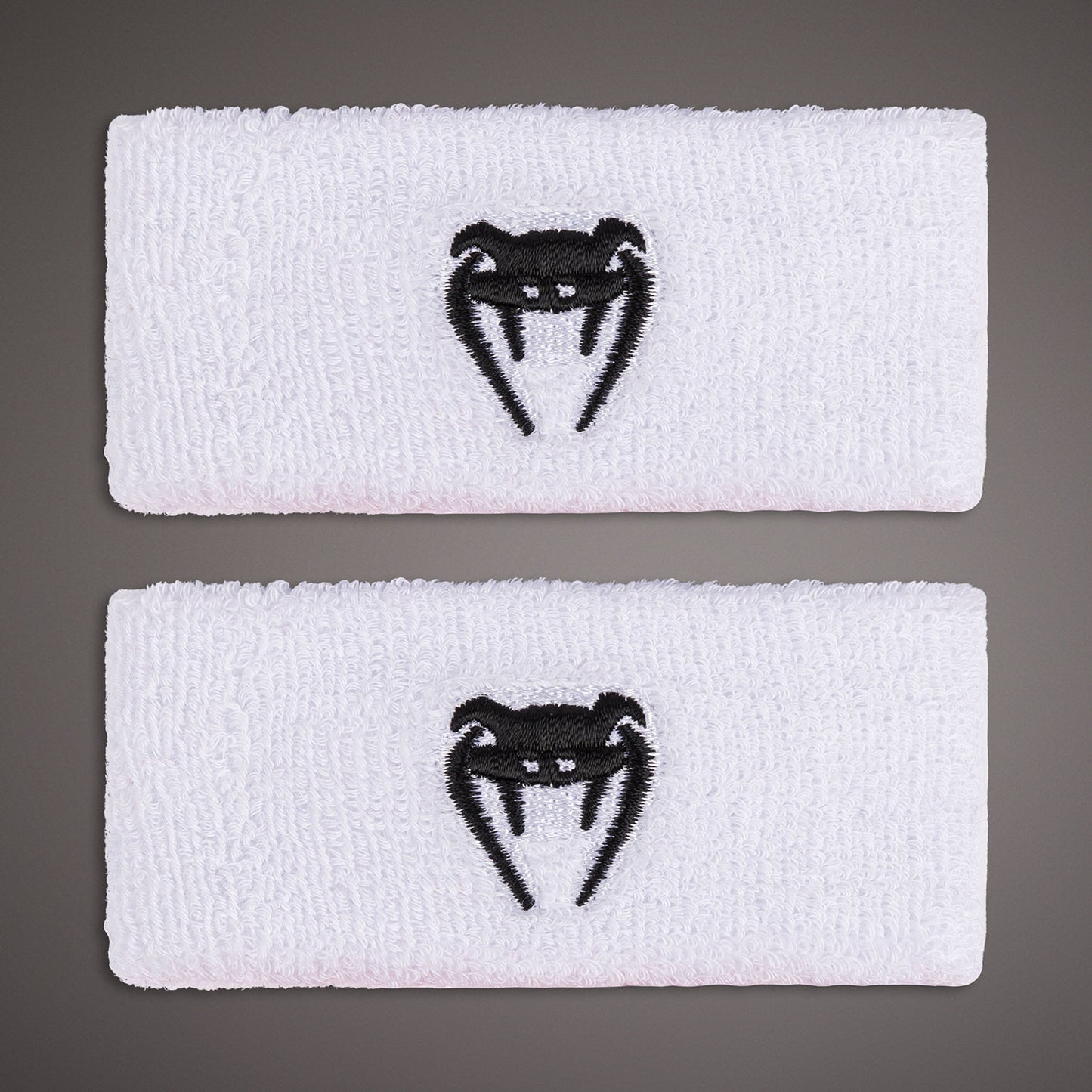Venum Lineup Wide Bicep Bands - White/Black