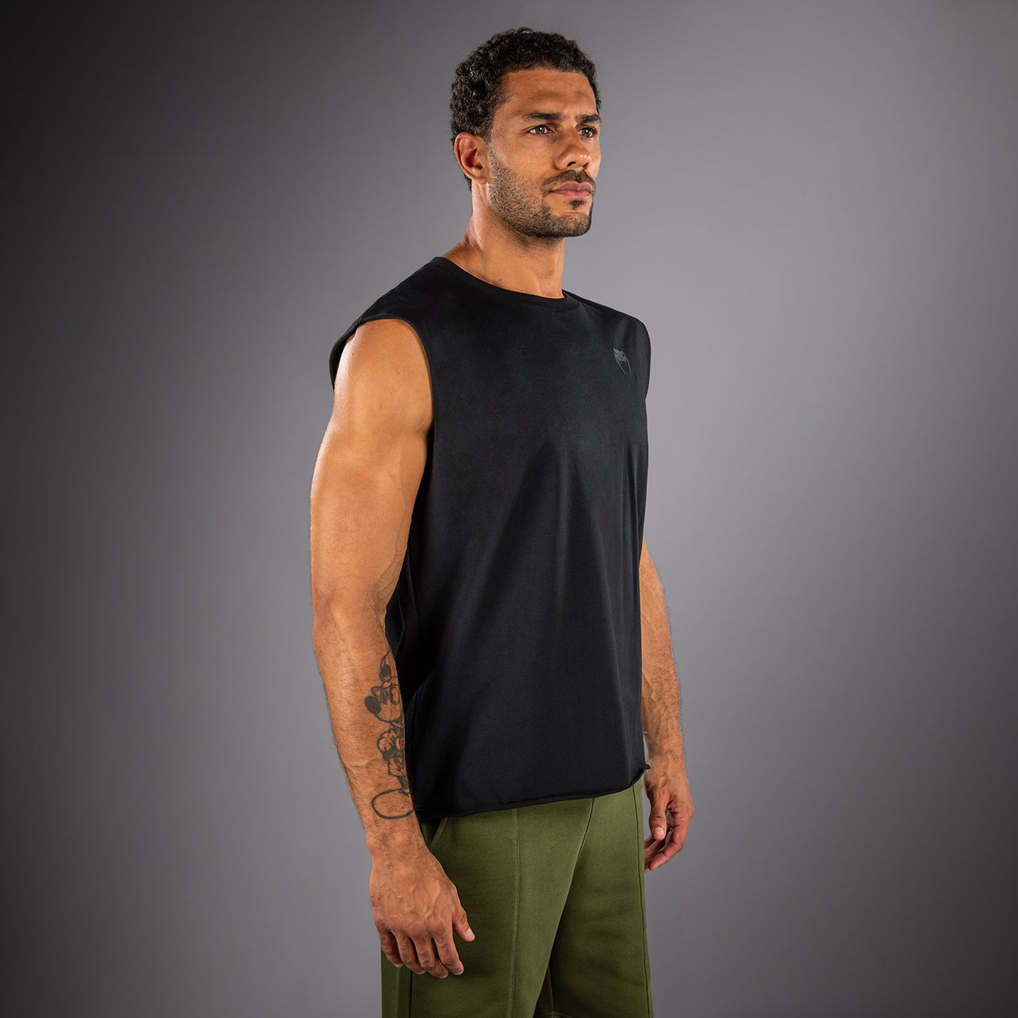 Venum Divide Sleeveless T-Shirt - Black