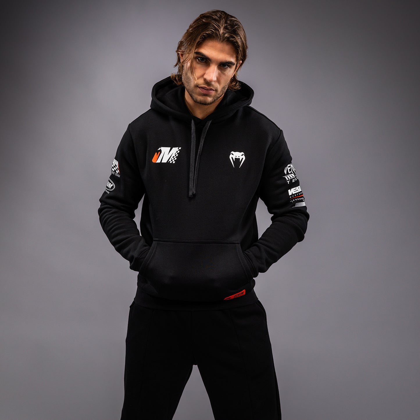 Venum Motorsport Hoodie - Deep Black