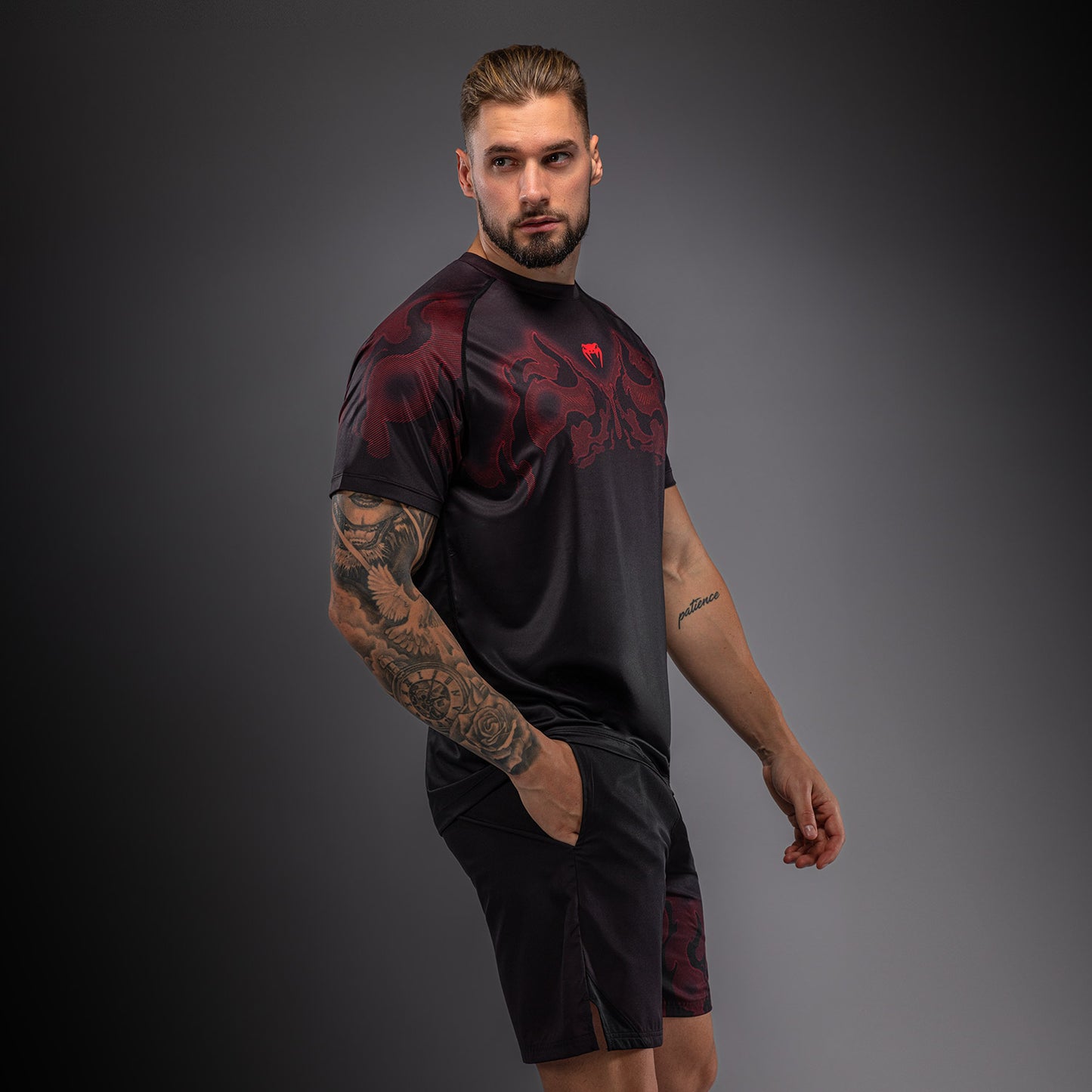 Venum Spectre Dry-Tech T-Shirt - Black/Red