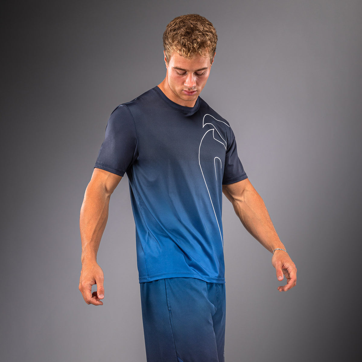 Venum Giant Shift Dry Tech T-Shirt - Dark Navy/Blue