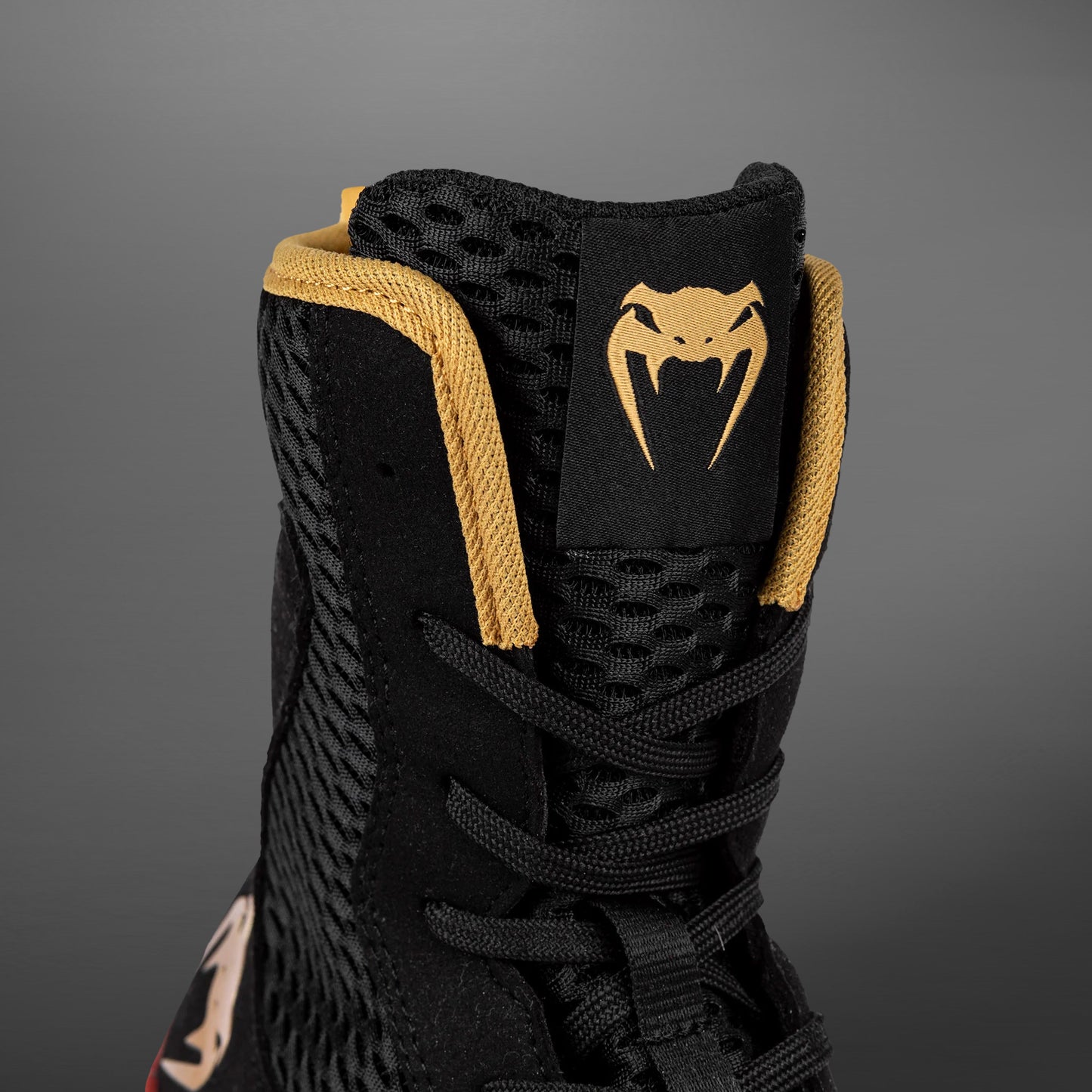 Venum Contender Boxing Shoes - Black/Gold/Red