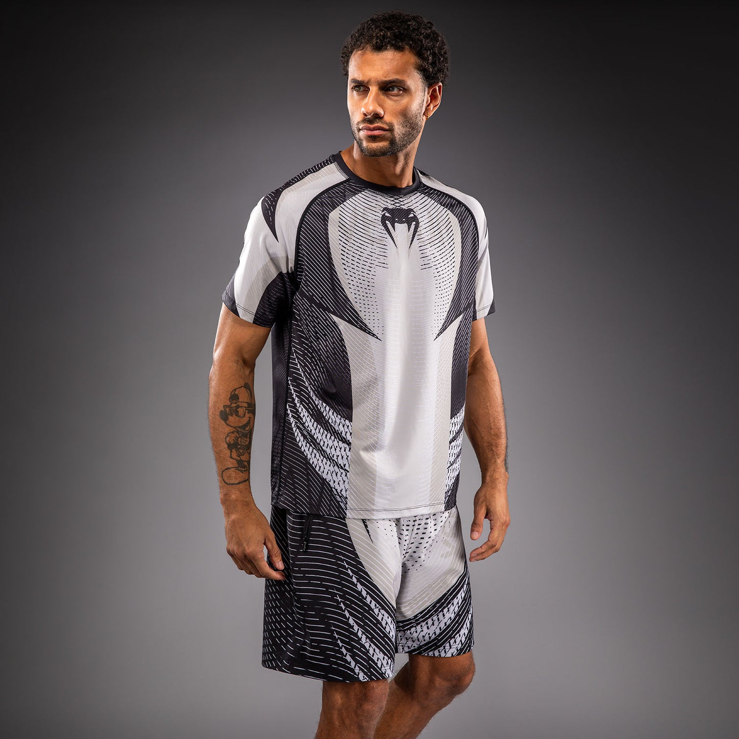 Venum Galactic 3.0 Dry Tech T-Shirt - Off-white/Black