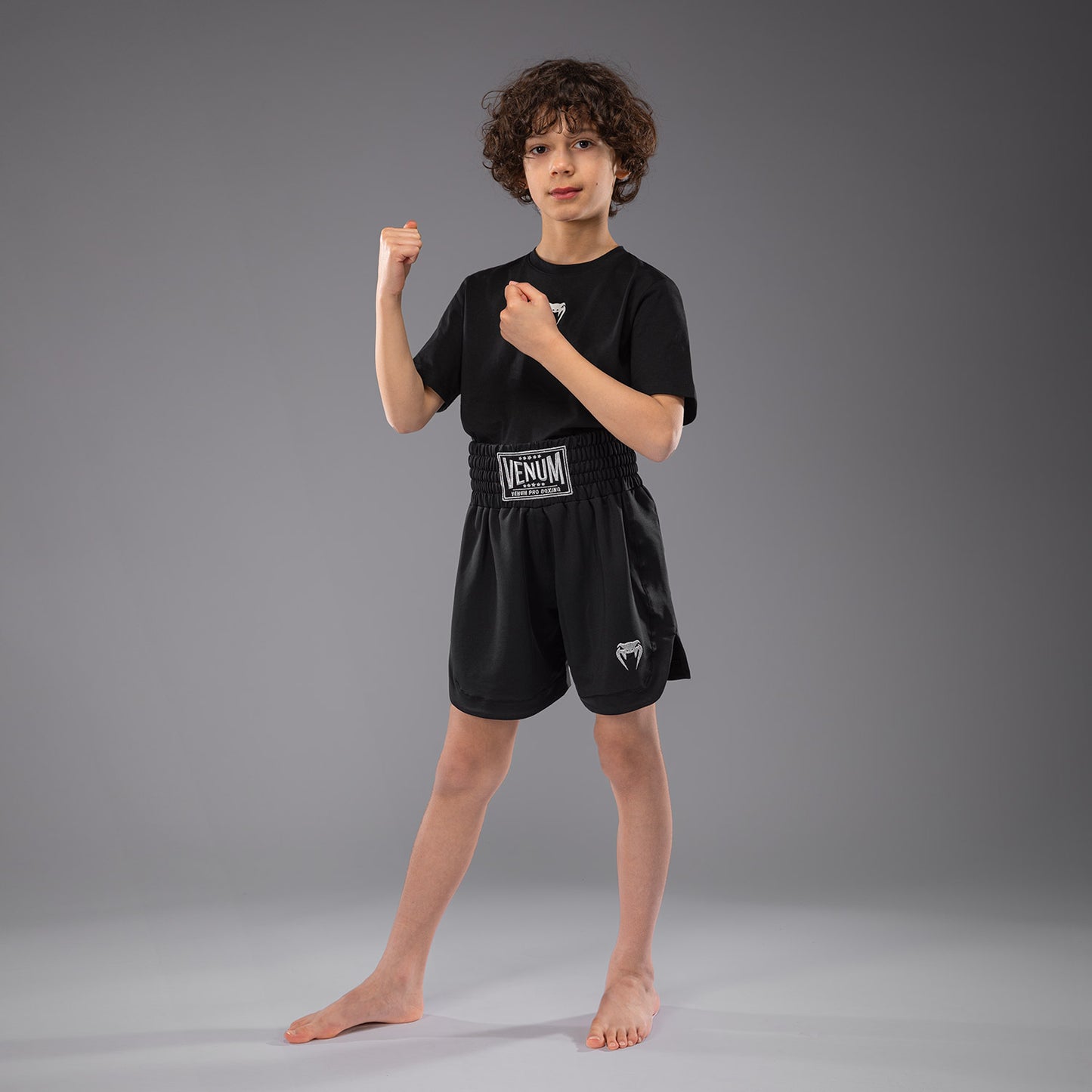 Venum Classic Kids Boxing Shorts - Black