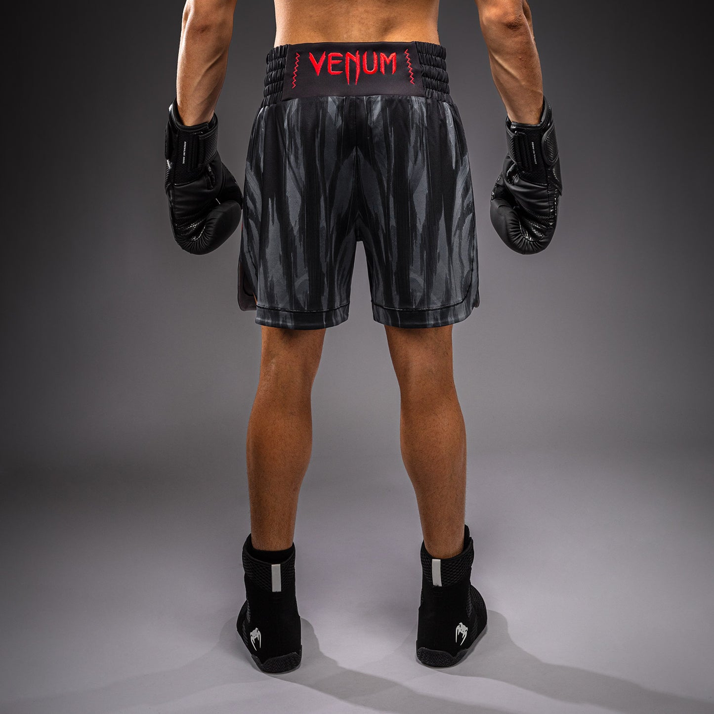 Venum Demon Boxing Shorts - Black/Grey