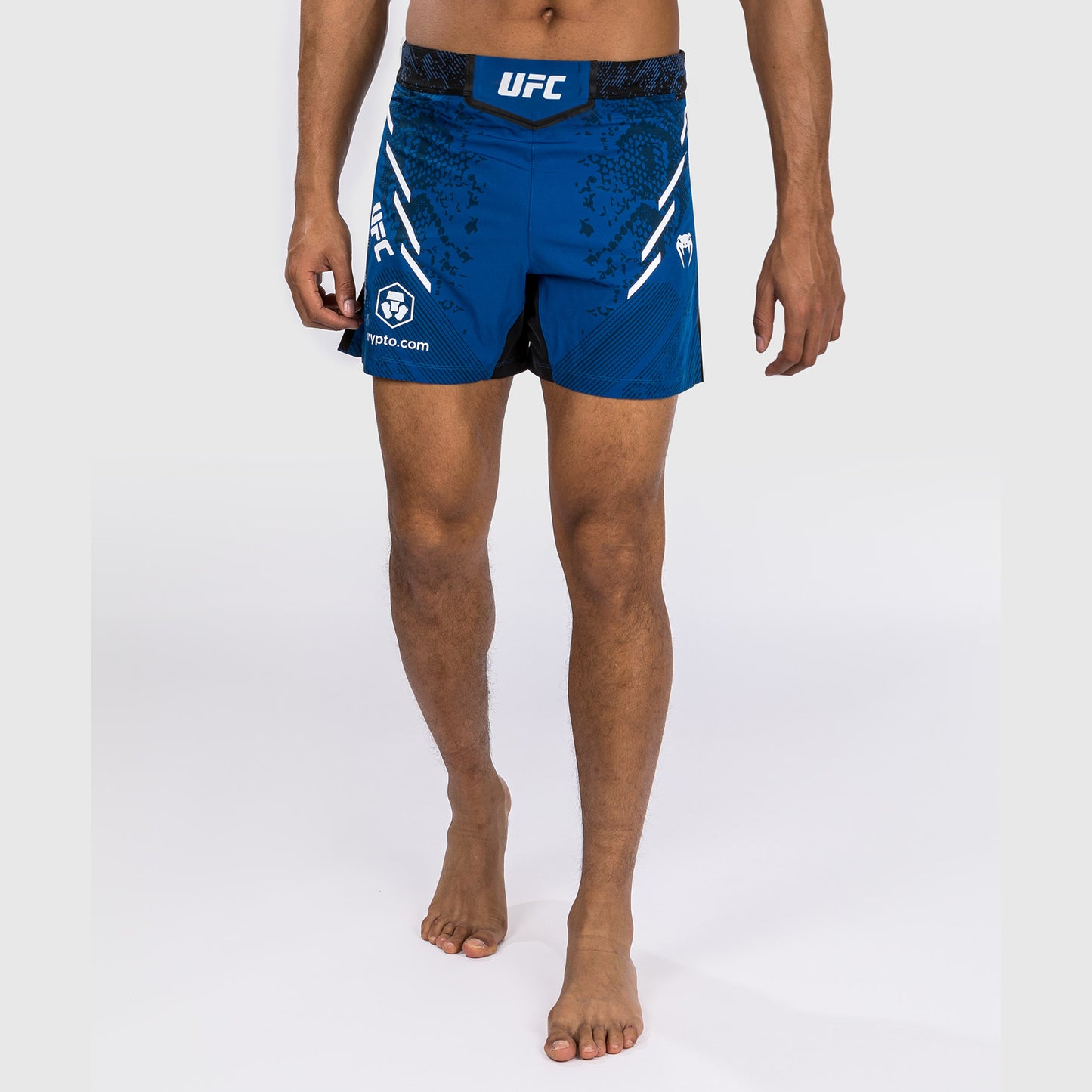 UFC Adrenaline by Venum Personalized Authentic Fight Night Men's Fight Short - Short Fit - Blue