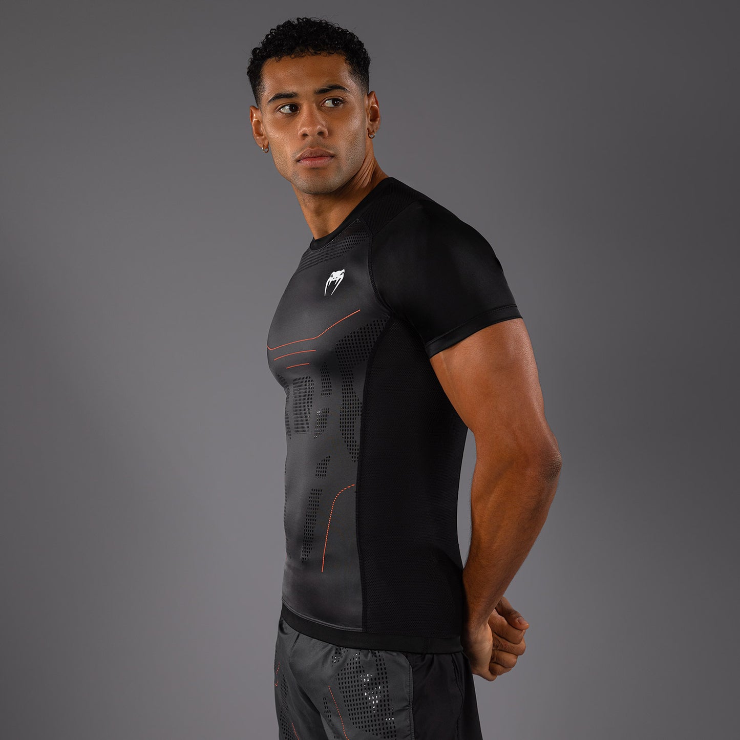 Venum Technical 3.0 Short Sleeve Rashguard - Graphite
