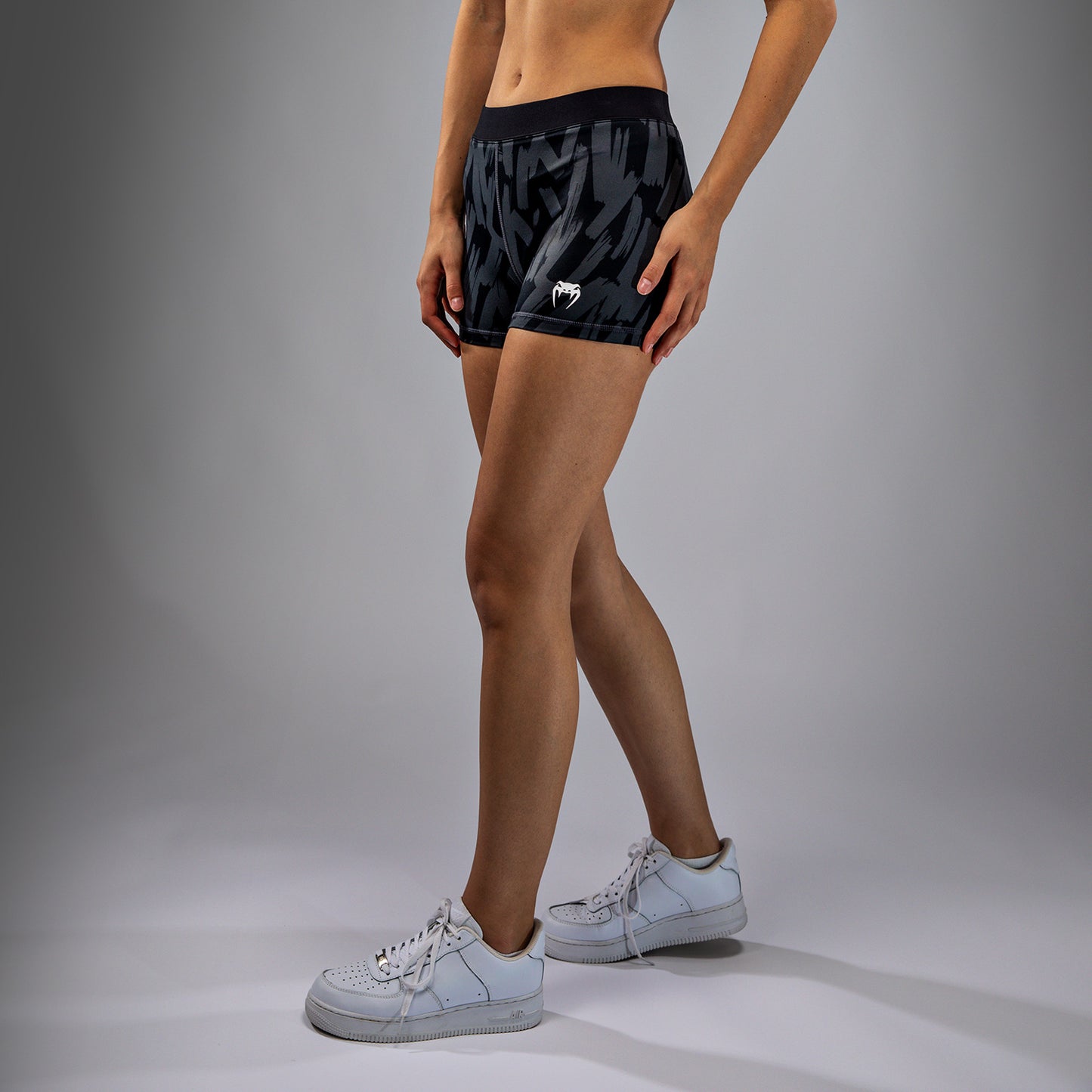 Venum Graffiti Women’s Compression Shorts - Urban Charcoal