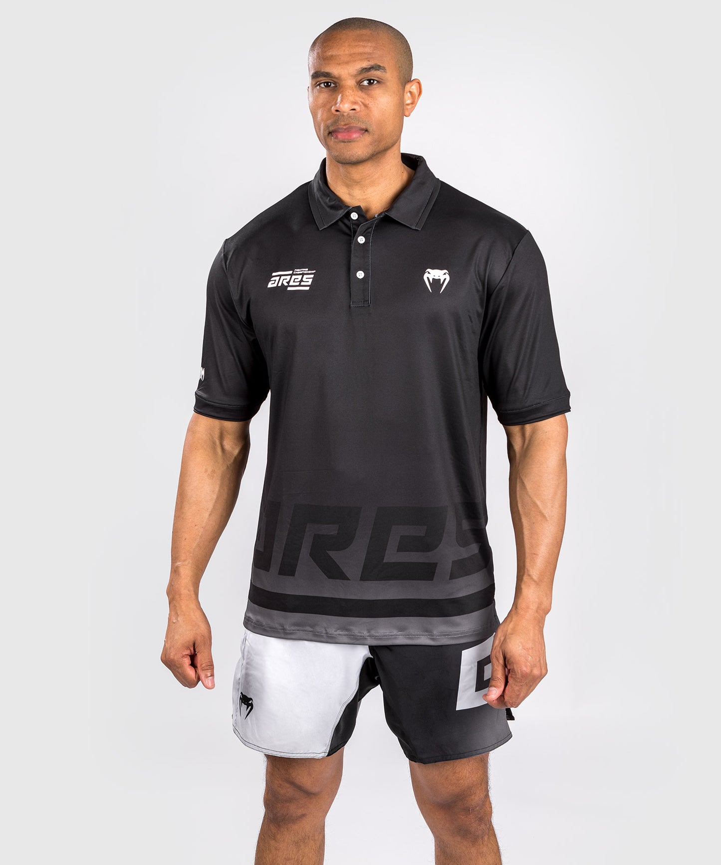 Venum x Ares Dry Tech Polo Shirt - Black