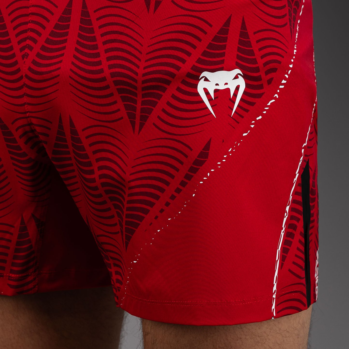 Men's UFC Zenith by Venum Red Authentic Fight Night Short Fit Fight Short