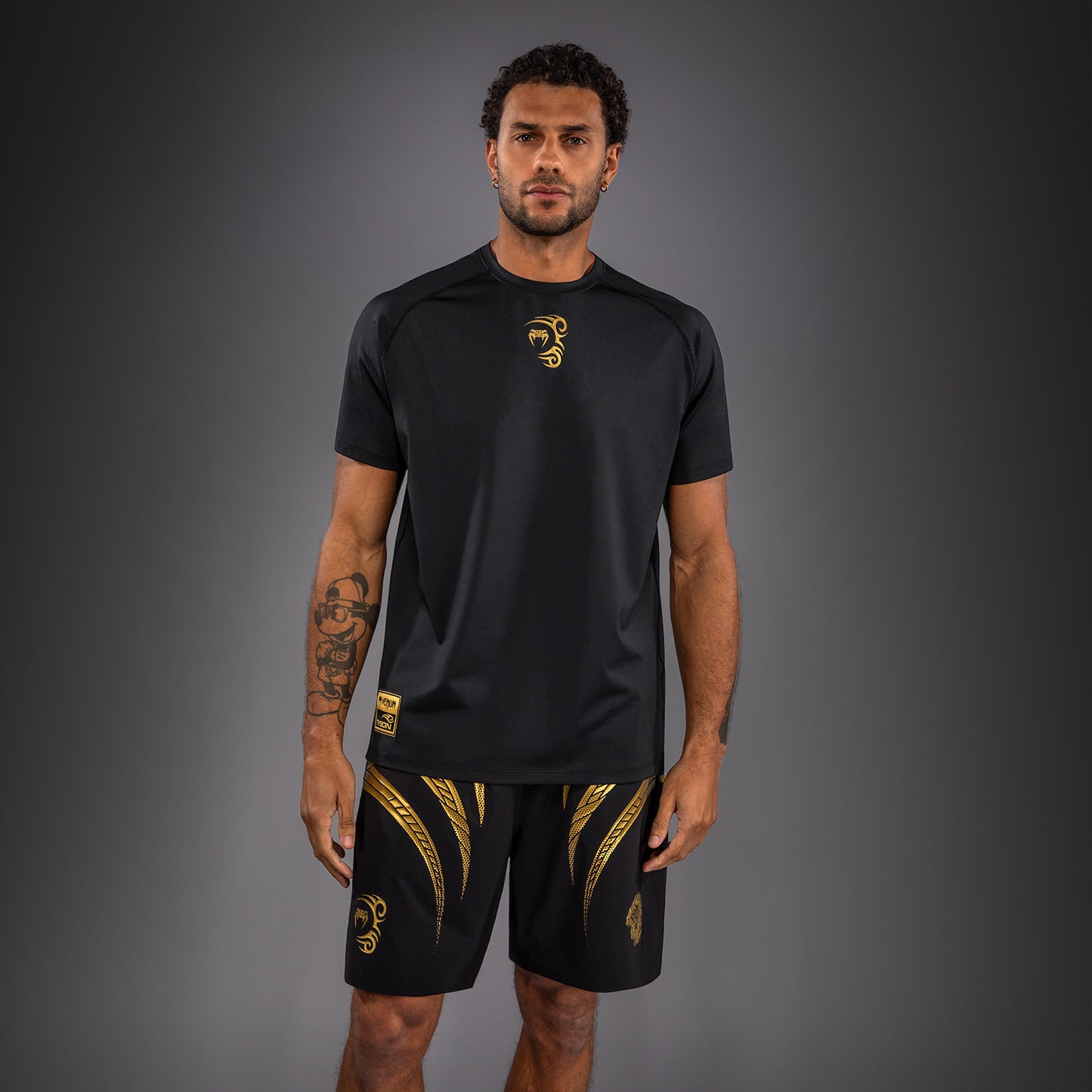 Venum x Mike Tyson Tiger Dry Tech T-Shirt - Black/Gold