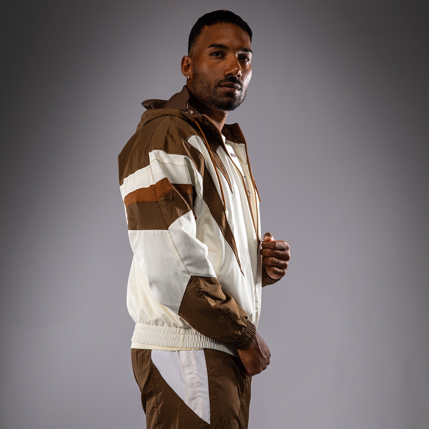 Venum Attack 90 Tracksuit Jacket - Dark Brown