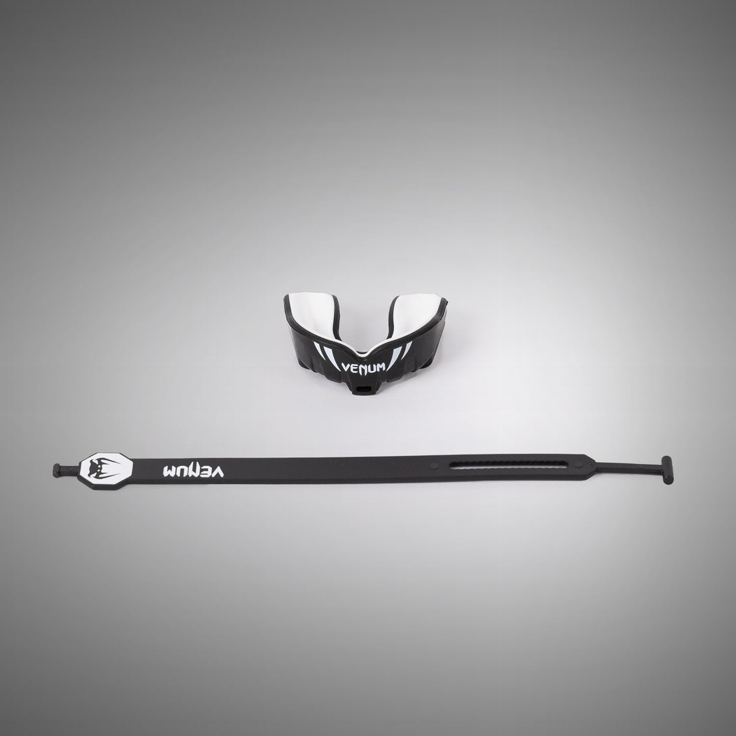 Venum Challenger Kids Mouthguard Strap/Straples - Black/White