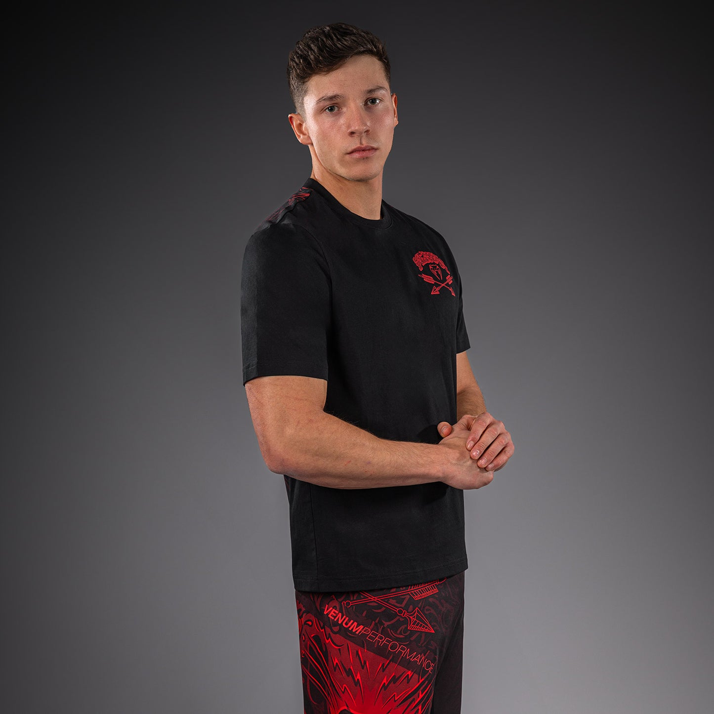 Venum Wolf Atak T-Shirt - Black/Red