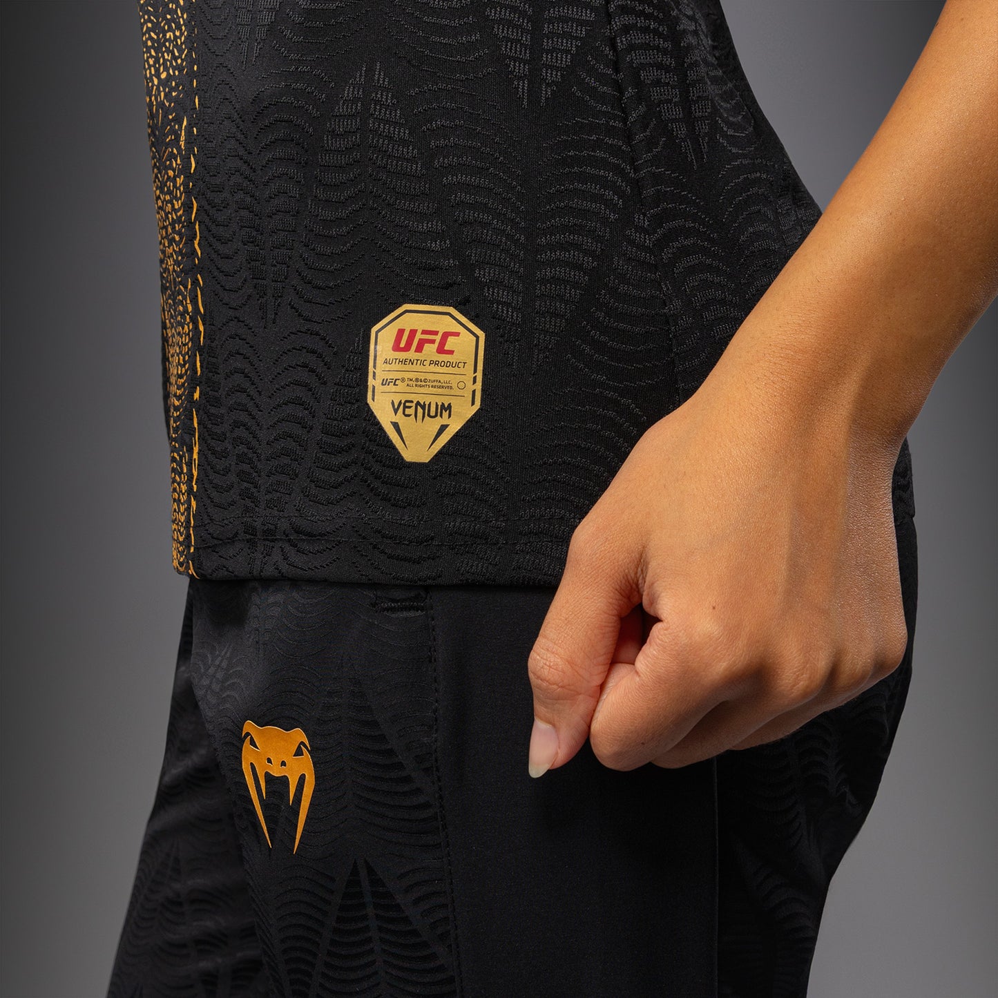 Women's UFC Zenith by Venum Champion Authentic Fight Night Walkout Jersey Personalized