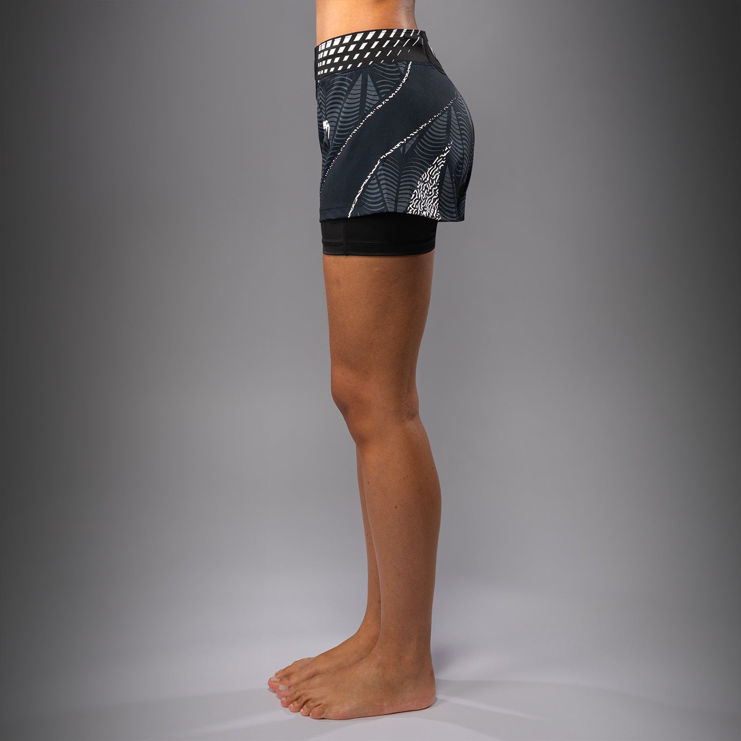 Women's UFC Zenith by Venum Black Authentic Short Fit Fight Short Personalized