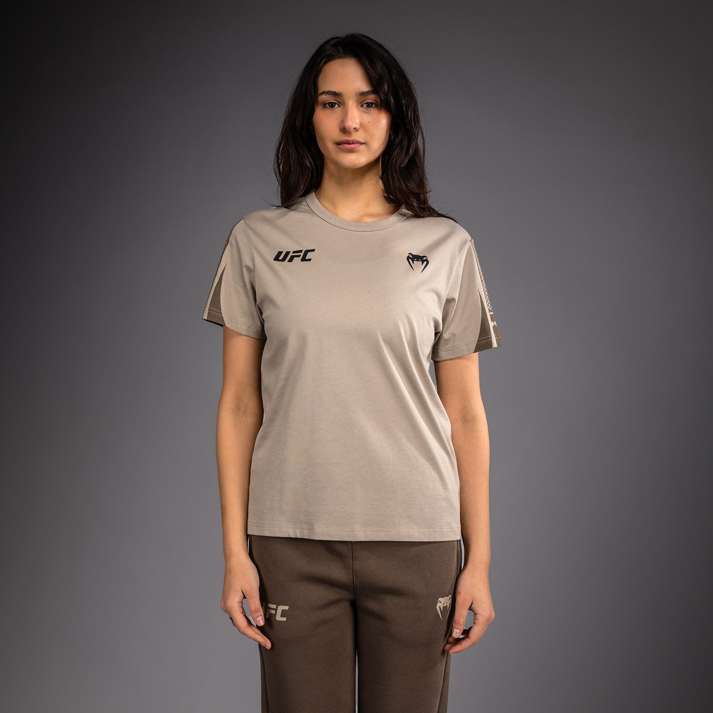 Venum UFC Unity by Venum Authentic Fight Week Women's Short Sleeve T-Shirt - Sand