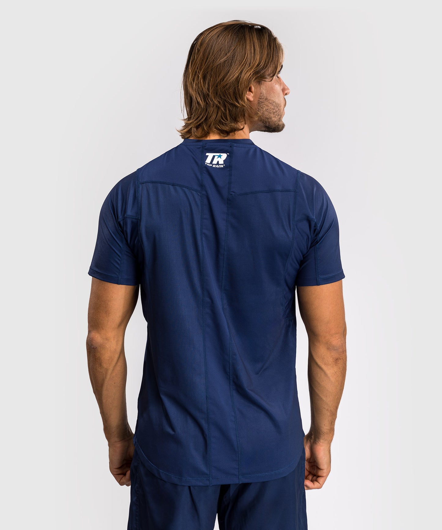 Venum x Top Rank Original Men's Dry Tech Shirt - Navy Blue