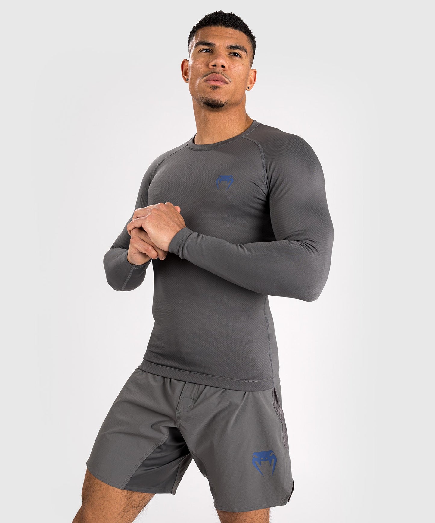 Venum Contender Men’s Long Sleeve Rashguard - Grey