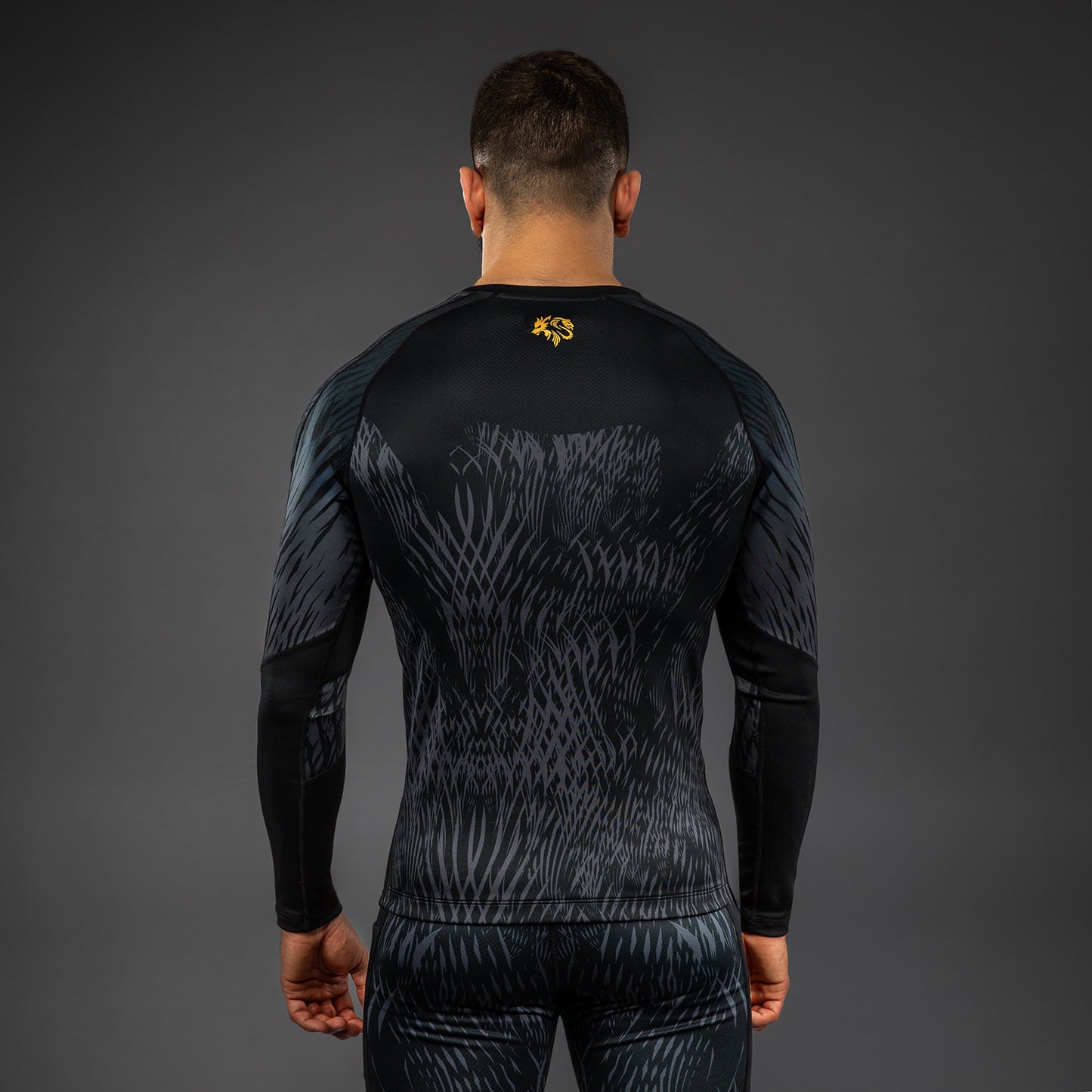 Venum x Chimaev Long Sleeve Rashguard - Black/Grey