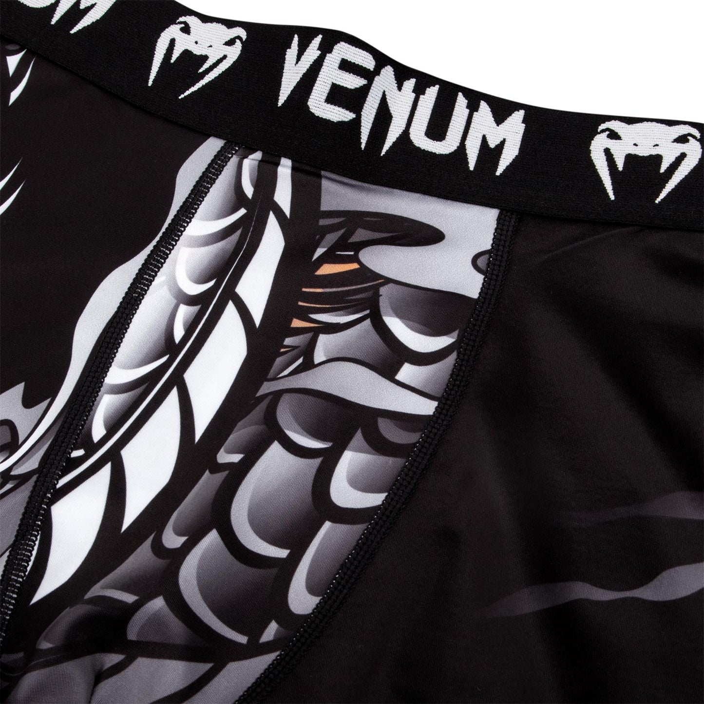 Venum Dragon's Flight Compression Tights - Black/White