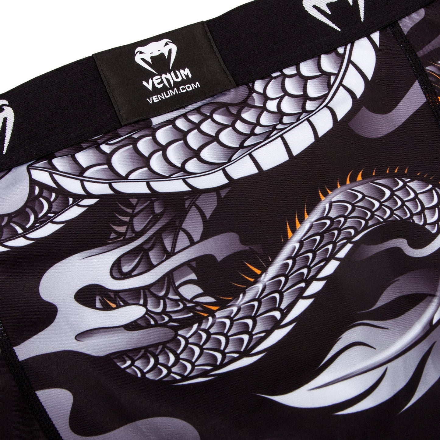 Venum Dragon's Flight Compression Shorts - Black/White