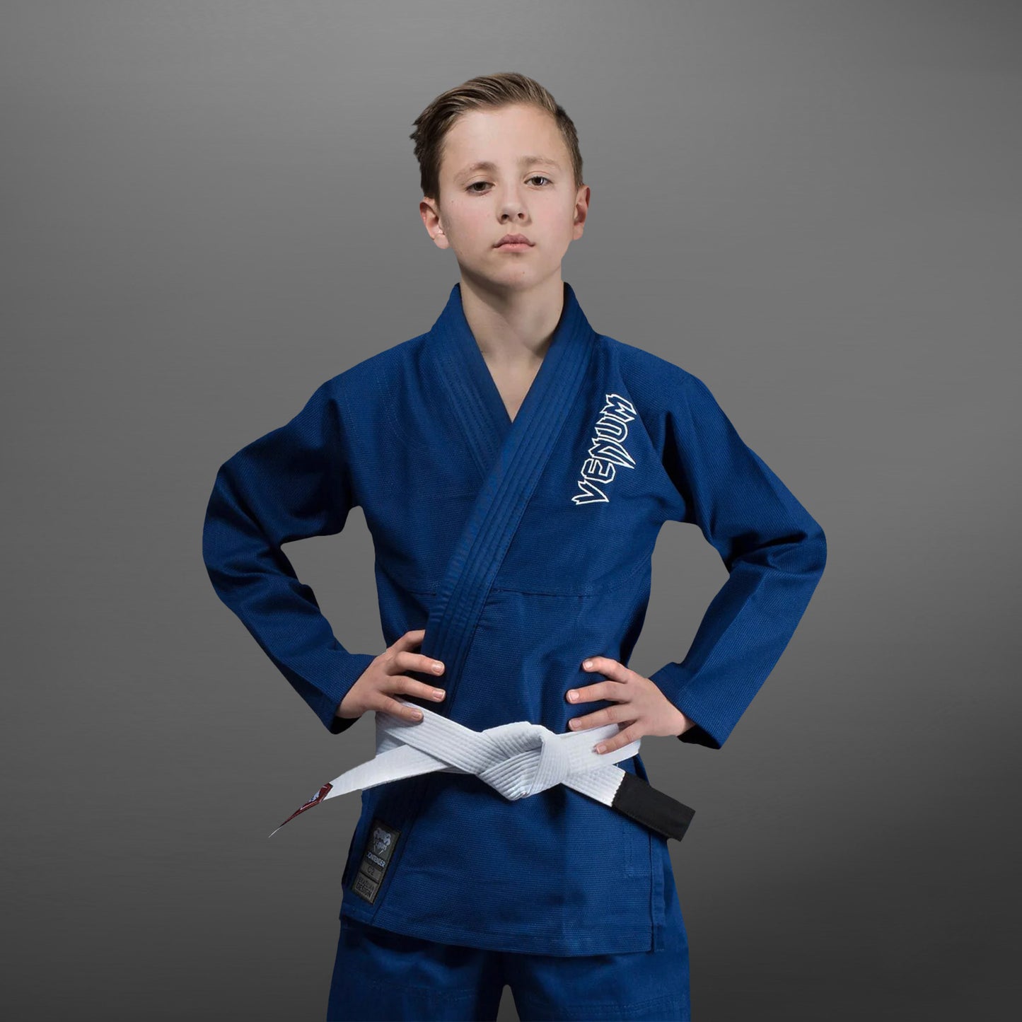 Venum Contender Kids BJJ Gi (Free white belt included) - Blue