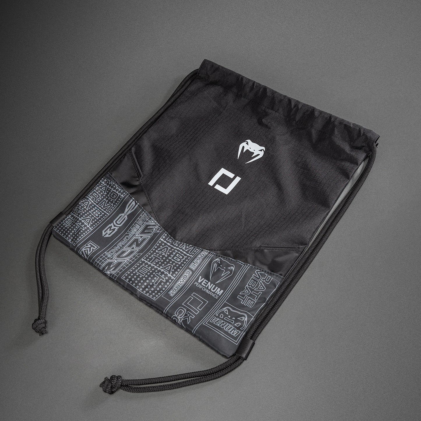 Karate Combat by Venum Drawstring Bag (10-15L) - Black/Grey