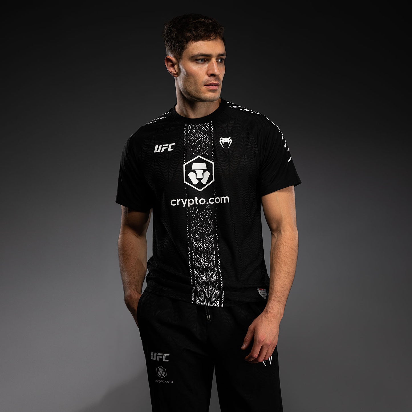 Men's UFC Zenith by Venum Black Authentic Fight Night Walkout Jersey