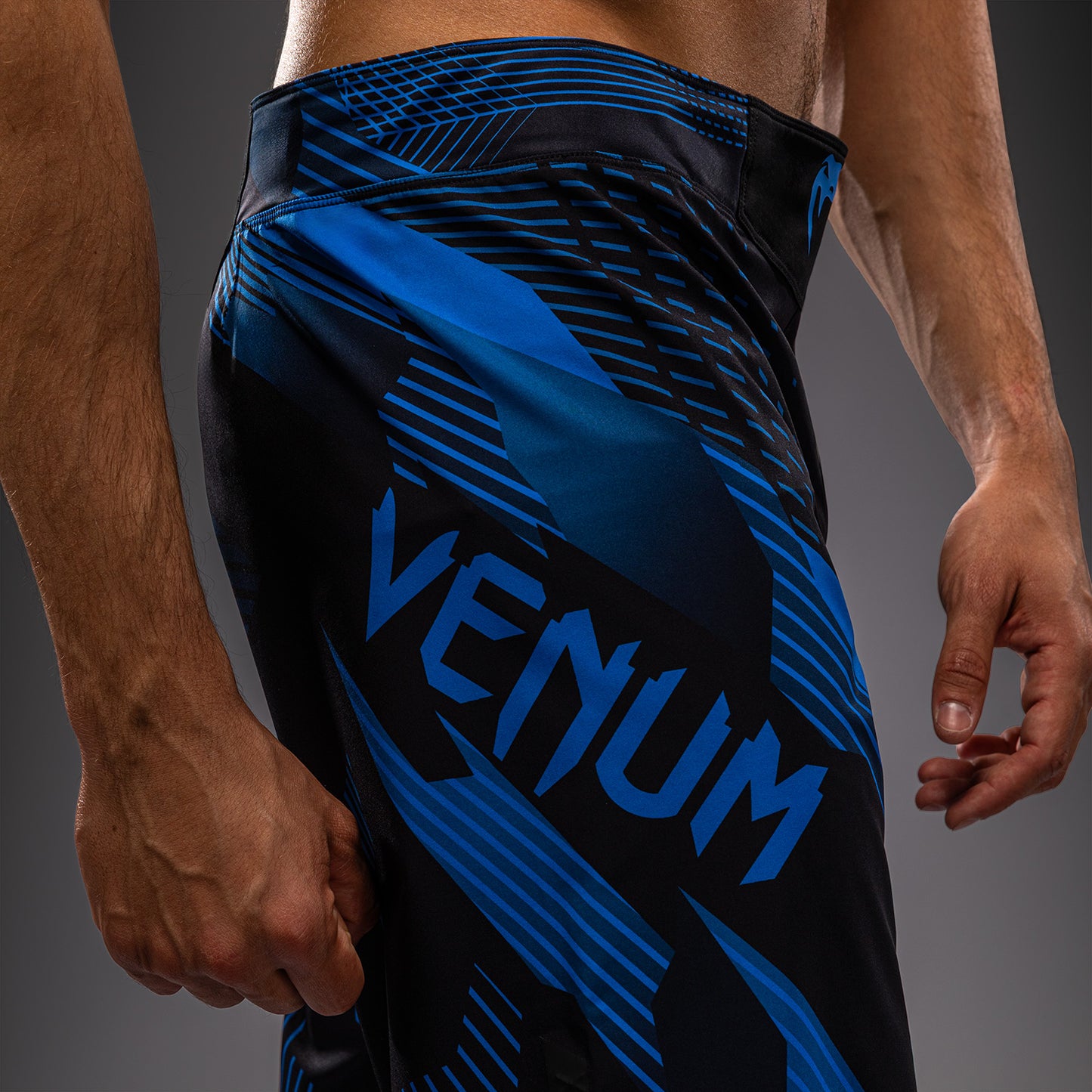 Venum No-Gi 6.0 Fight Shorts - Black/Blue