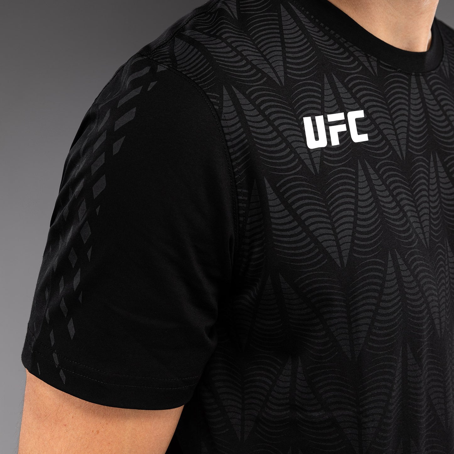 Men's UFC Zenith by Venum Replica Black T-Shirt