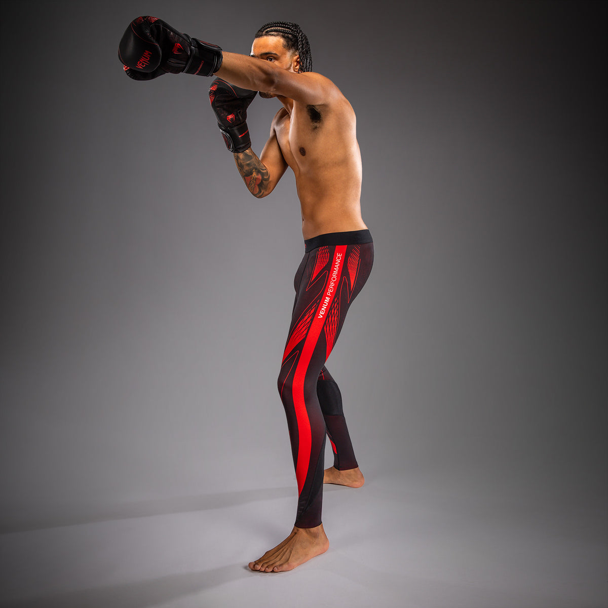 Venum Amazonia Reborn Spats - Black/Red