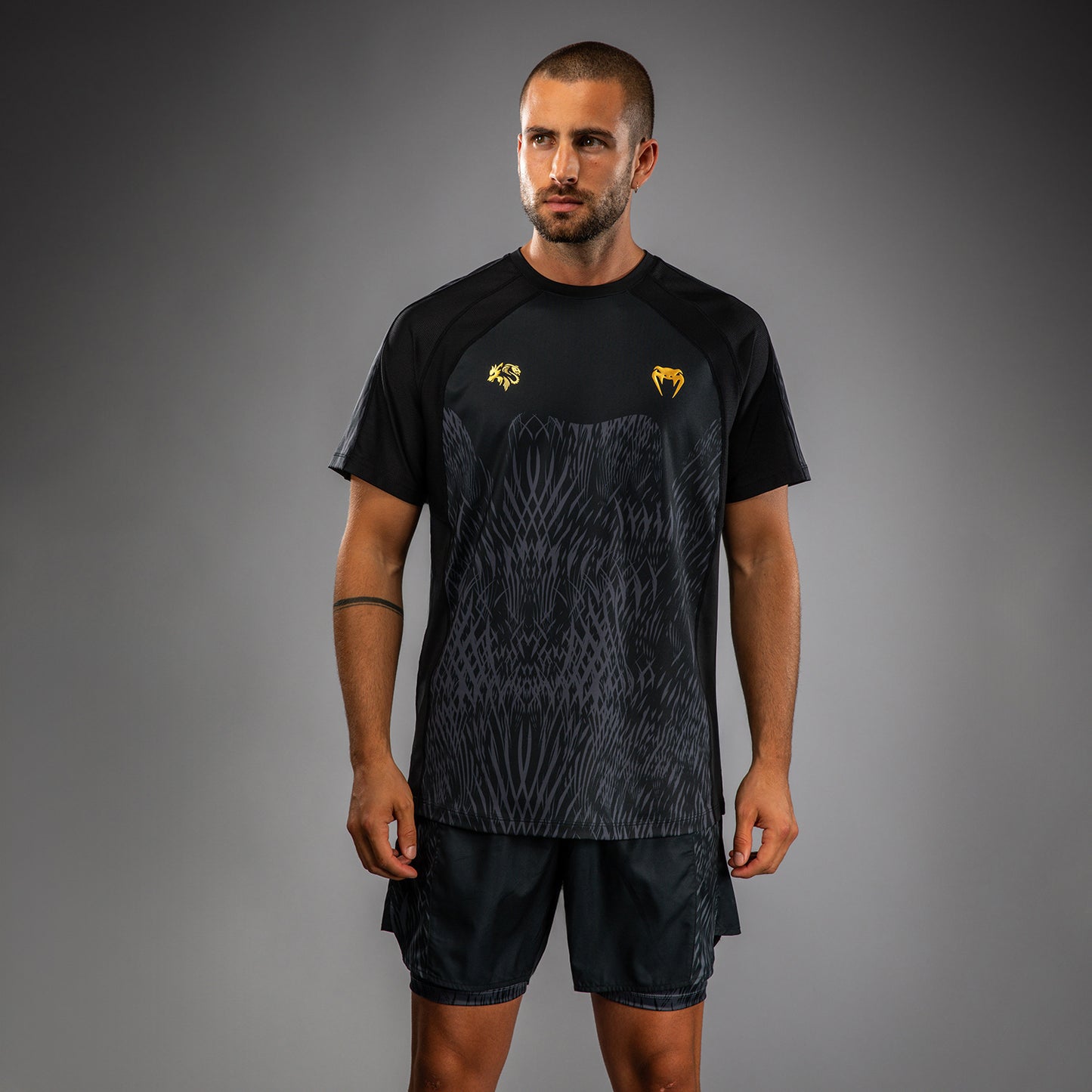 Venum x Chimaev Dry-Tech Shirt - Black/Grey