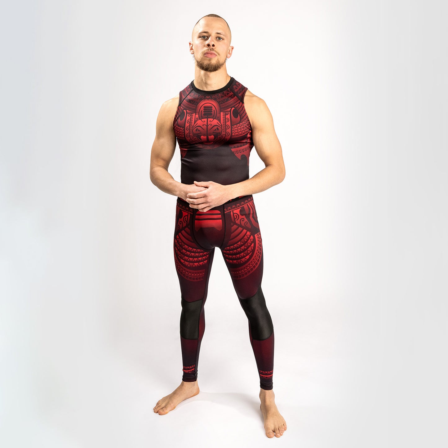Venum Nakahi Sleeveless Rashguard - Black/Red