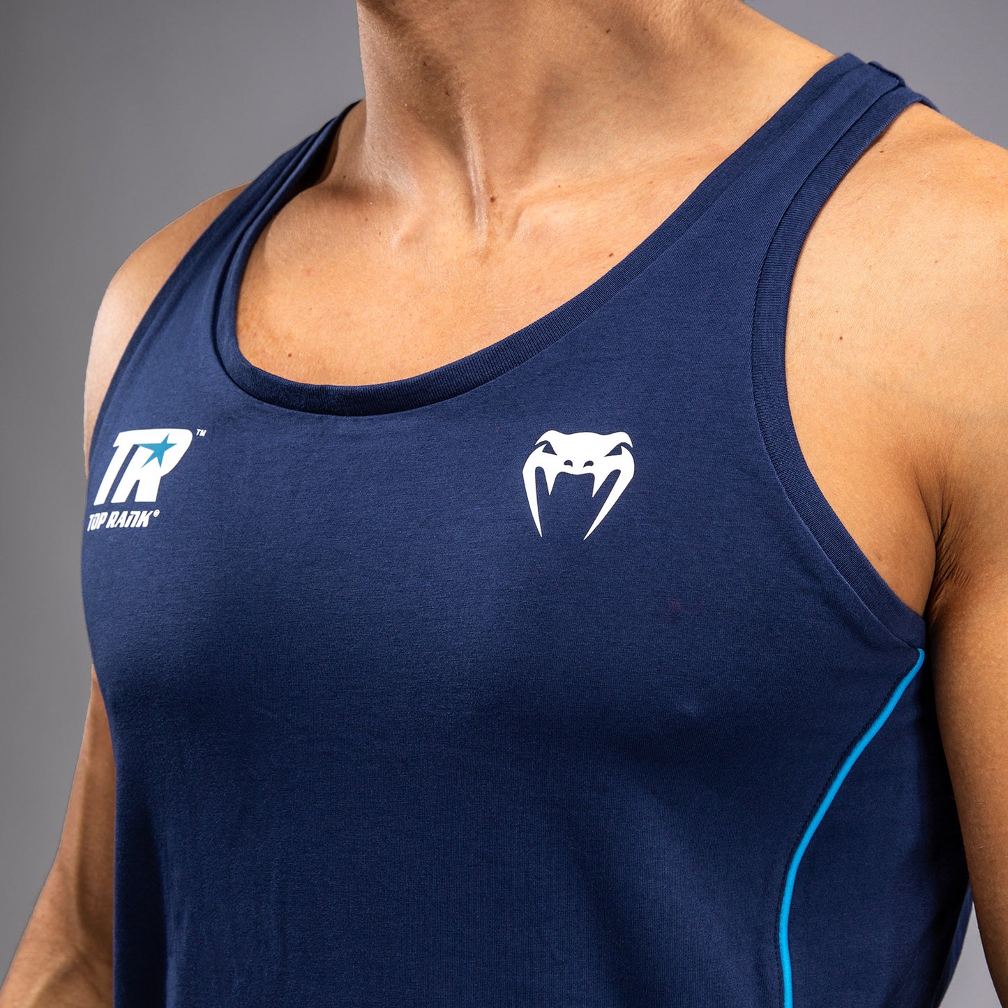 Venum x Top Rank Original Men's Tank Top - Navy Blue