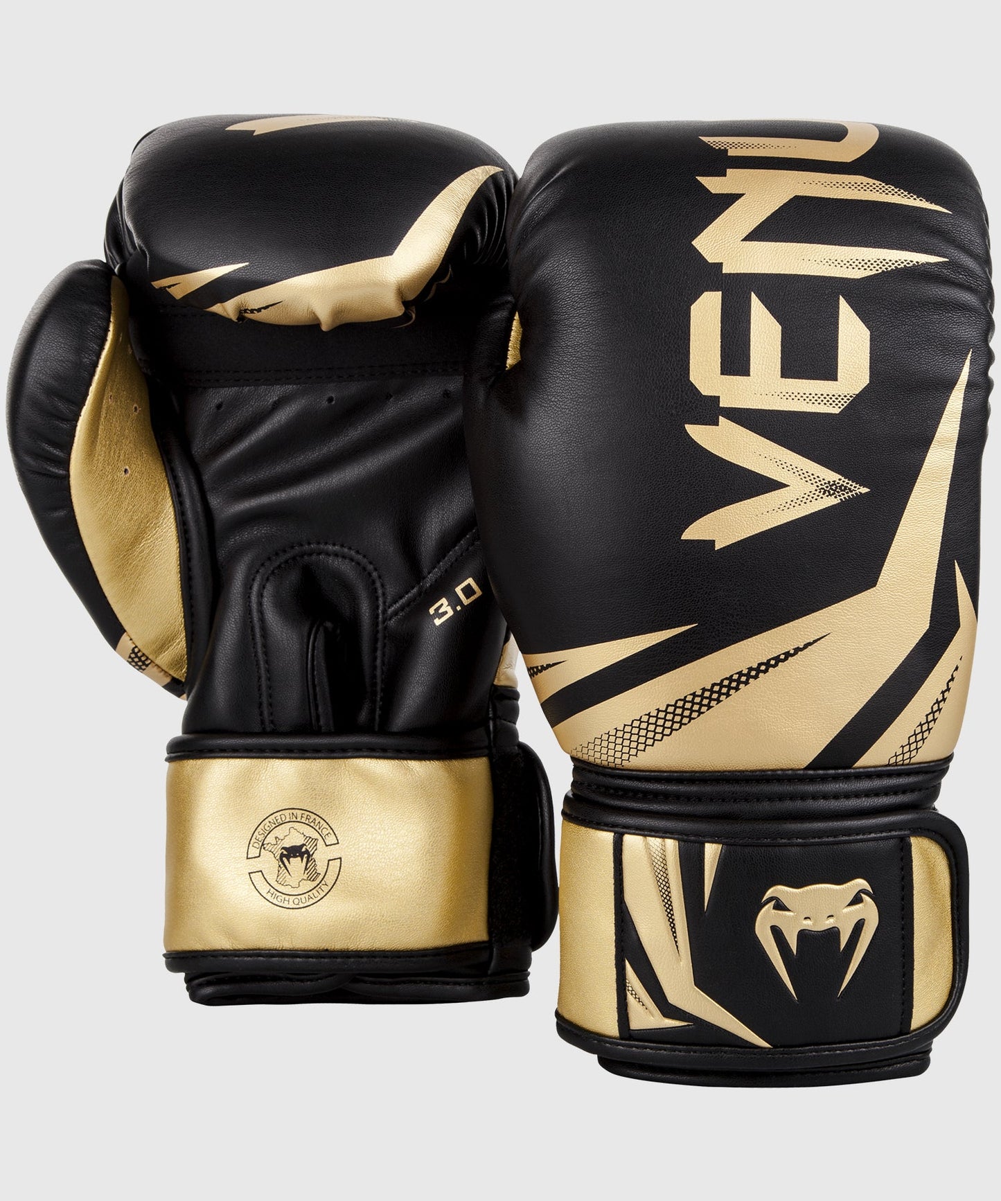 Venum Challenger 3.0 Boxing Gloves - Black/Gold