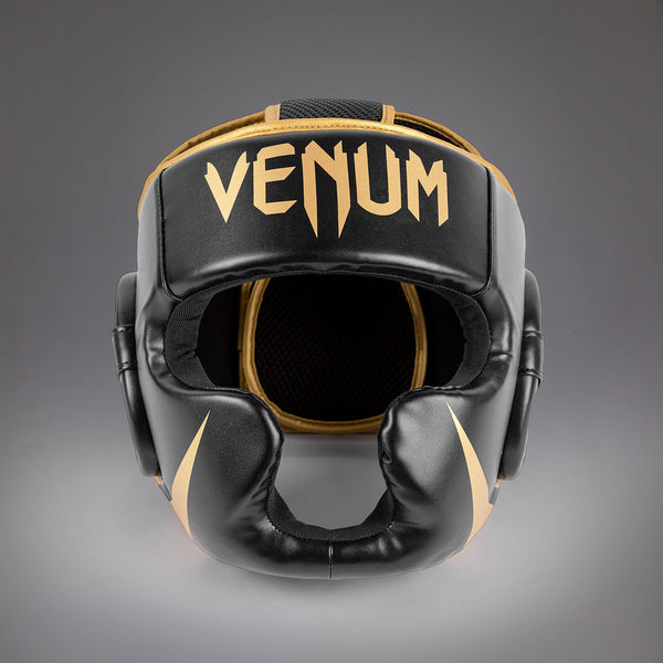 VENUM ヘッドギア ブラック/ゴールド HEADGEAR-CHALLENGER-2.0-BLACK-