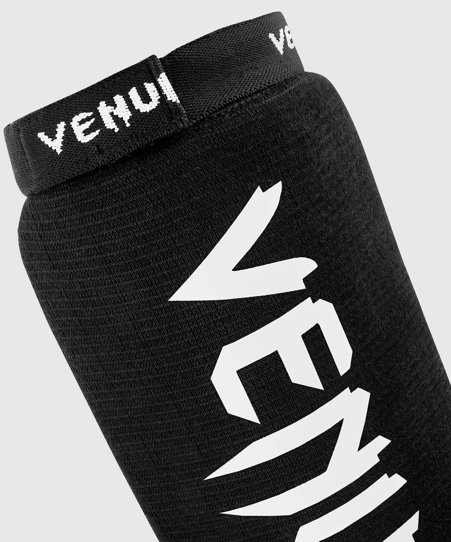 Venum Kontact Shin Guards Without Foot - Black