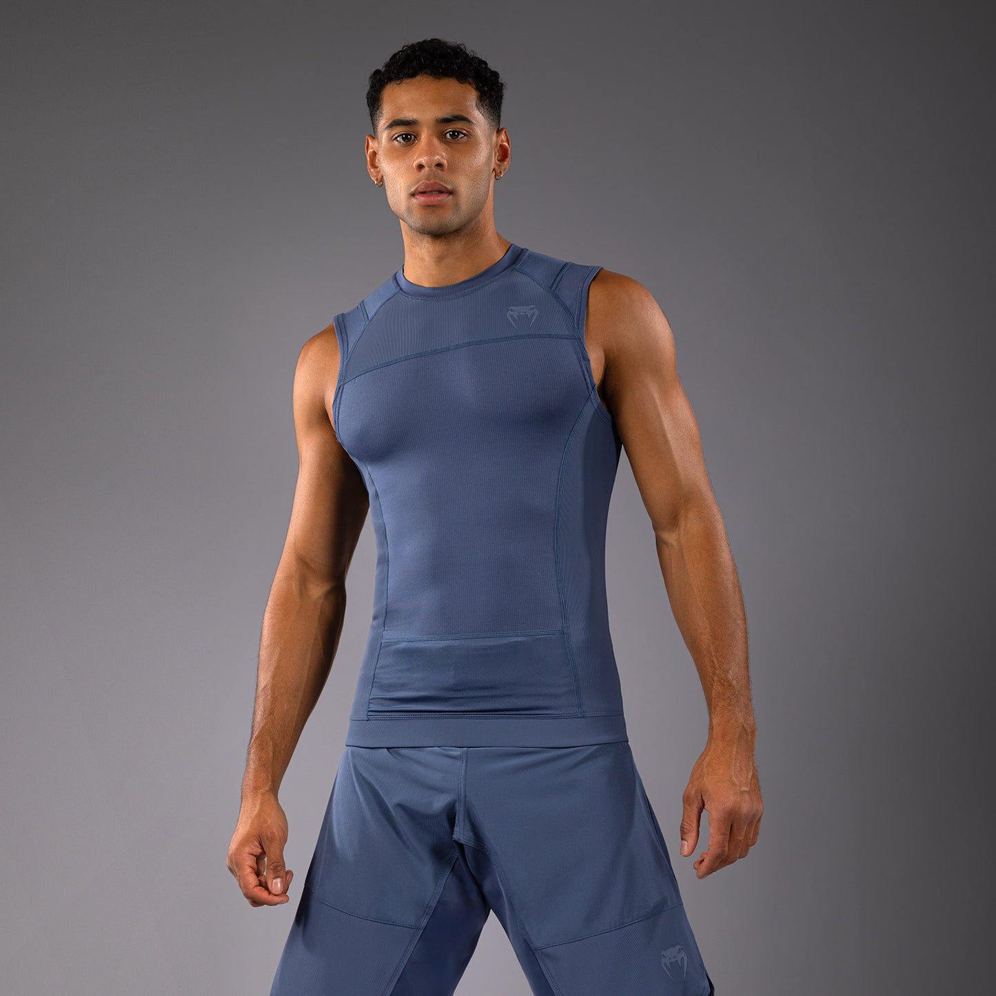 Venum G-Fit Air Men's Sleeveless Rashguard - Foggy Blue