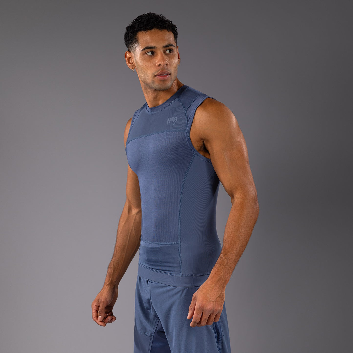 Venum G-Fit Air Men's Sleeveless Rashguard - Foggy Blue