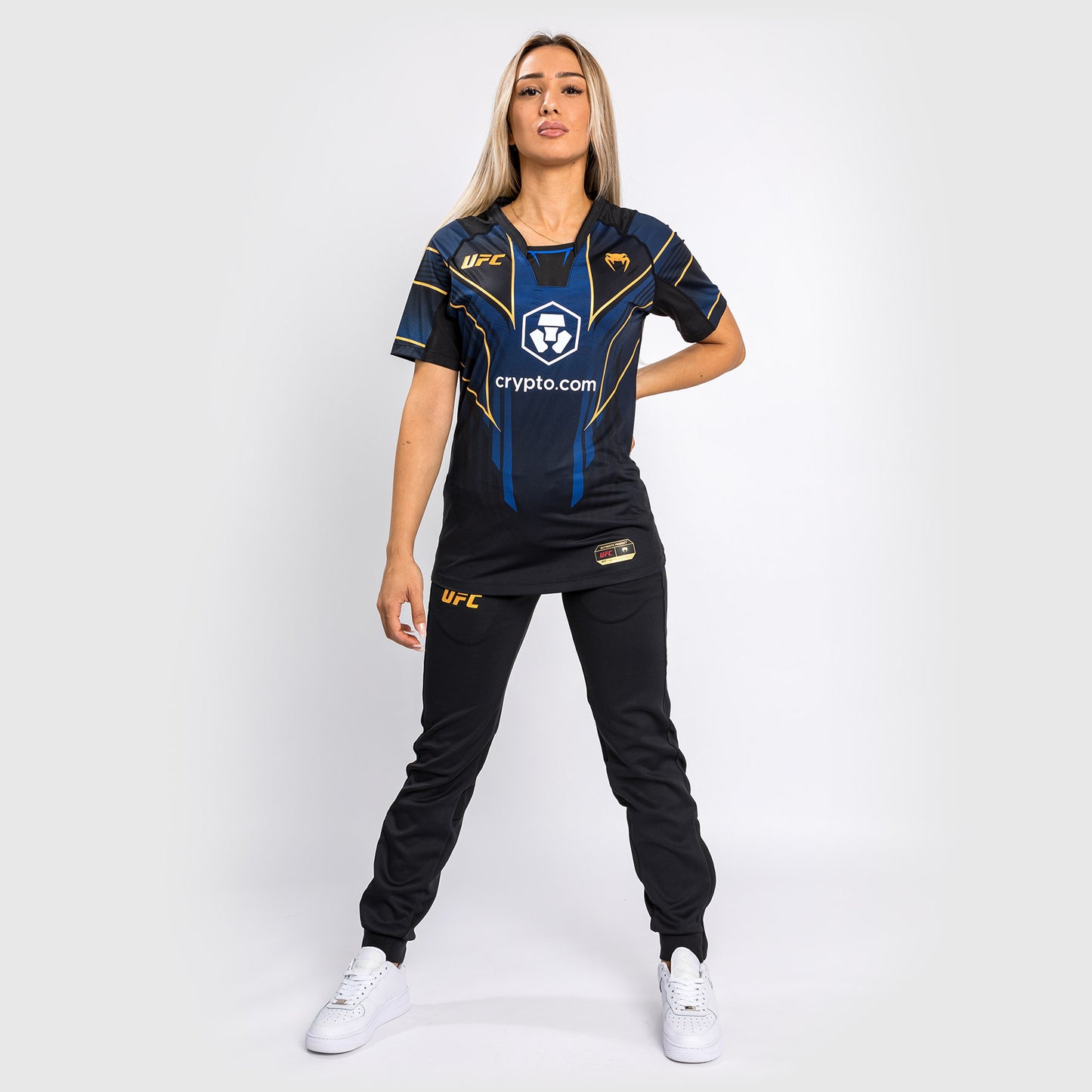 UFC Authentic Fight Night 2.0 Kit By Venum Women's Walkout Jersey - Midnight Edition - Champion