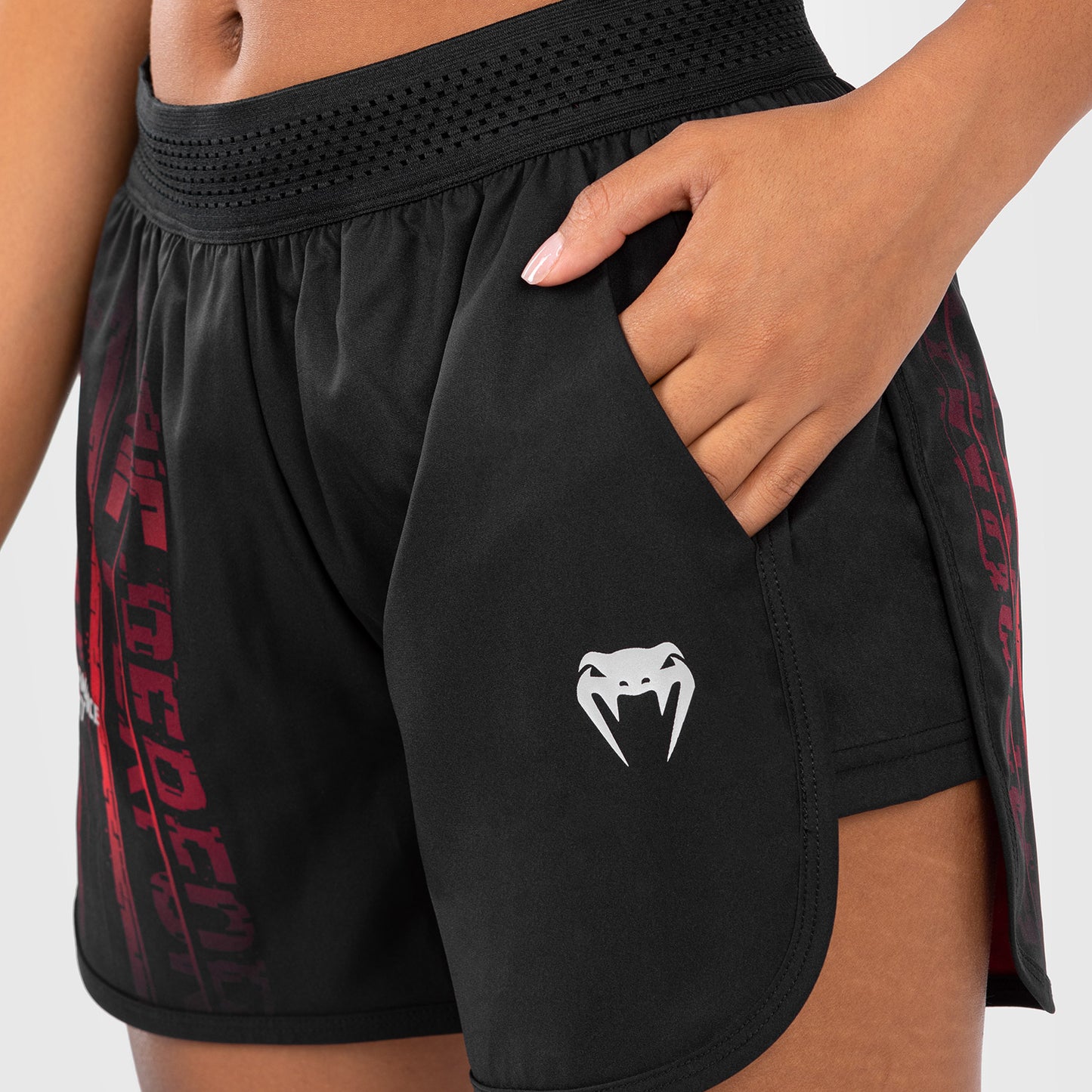 UFC Venum Performance Institute 2.0 Women’s Performance Short - Black/Red