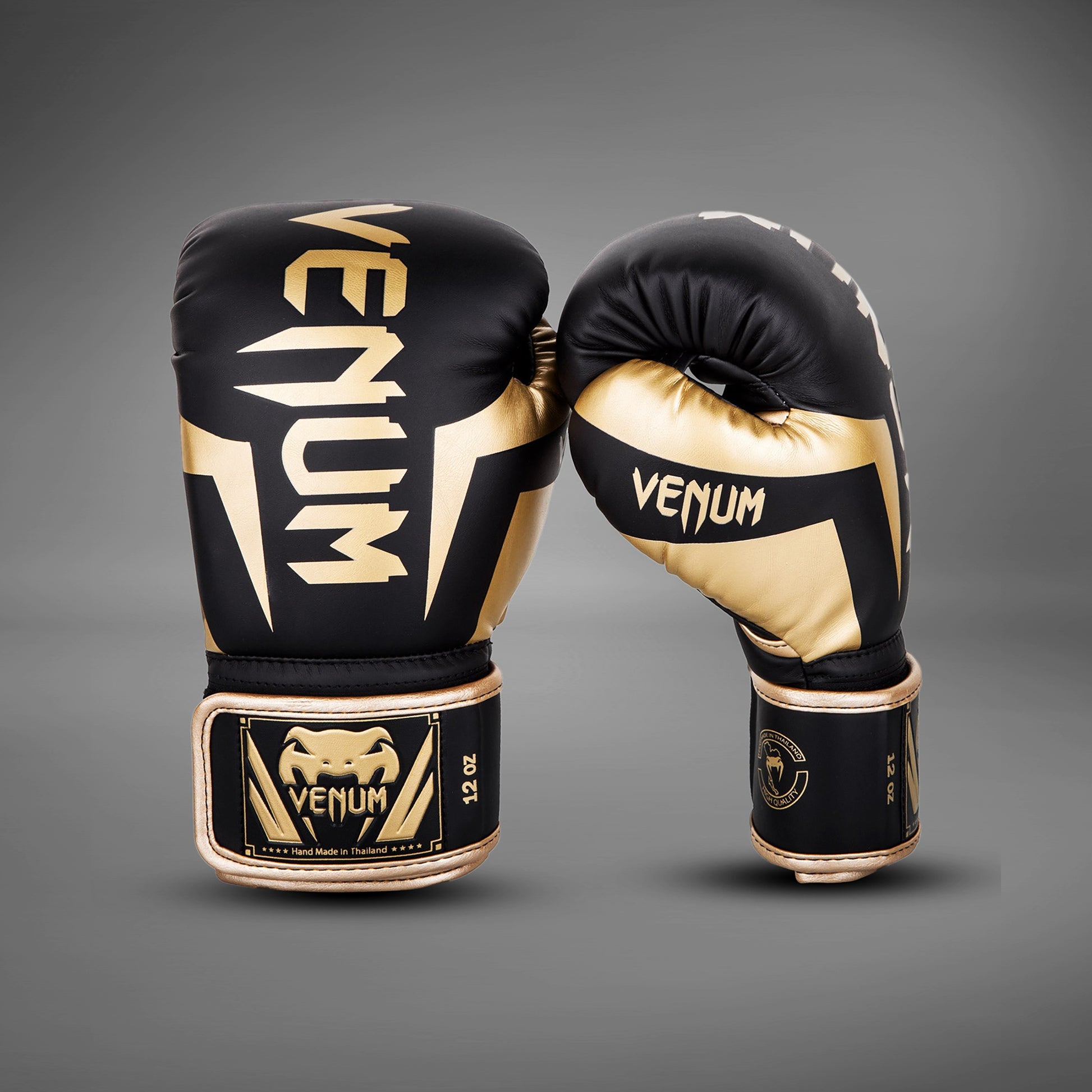 Venum Elite Boxing Gloves Black/Gold